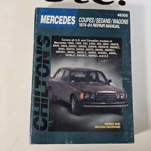 MERCEDES SHOP MANUAL SERVICE REPAIR BOOK CHILTON HAYNES